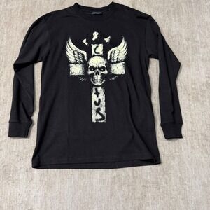 Travis Scott Cactus Jack Jackboys II Long Sleeve Shirt Black Skull M